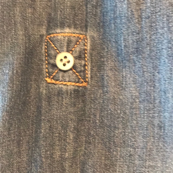 “JOE FRESH” Ombre Denim Style Long Sleeve Dress. - Picture 7 of 16